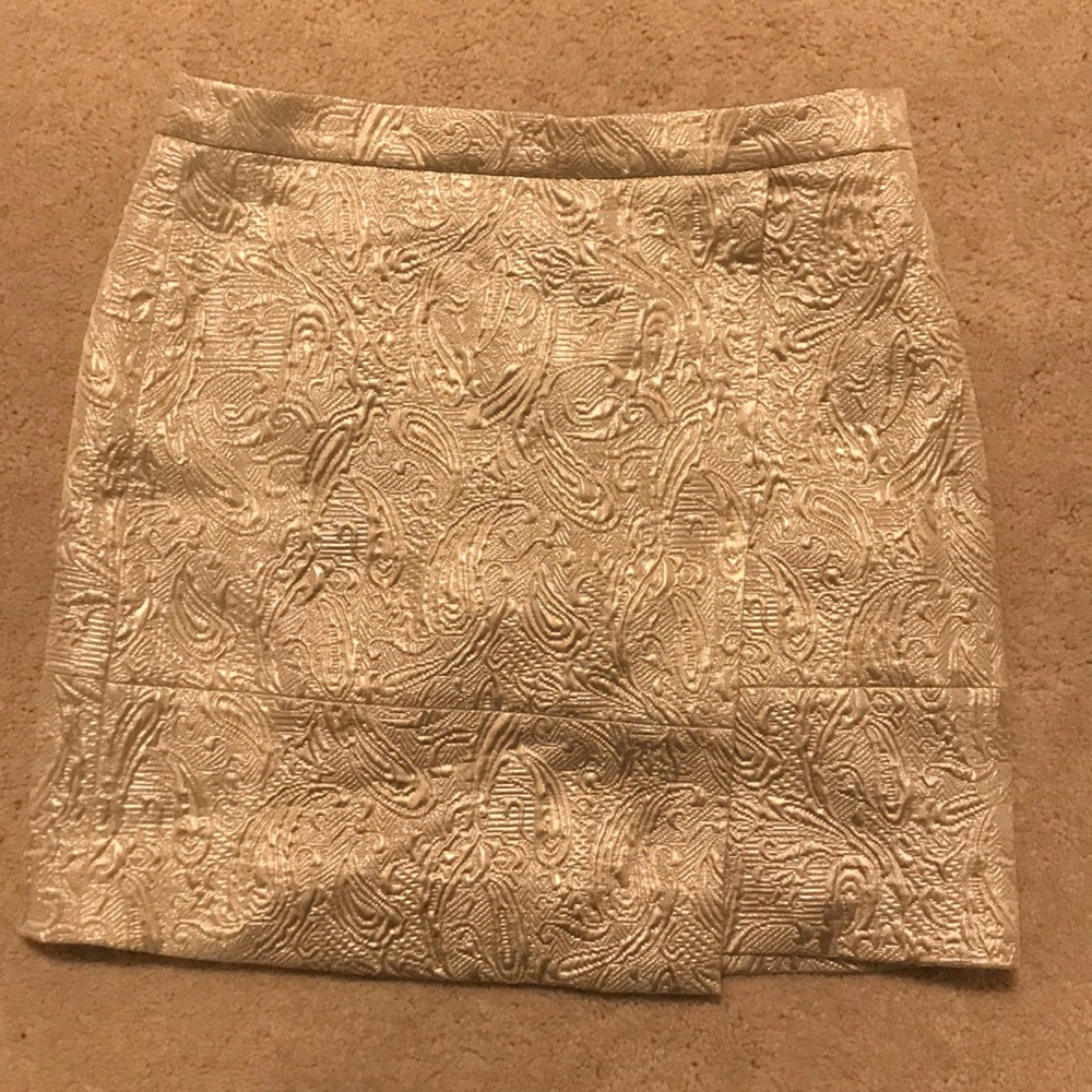 J.Crew silver skirt
